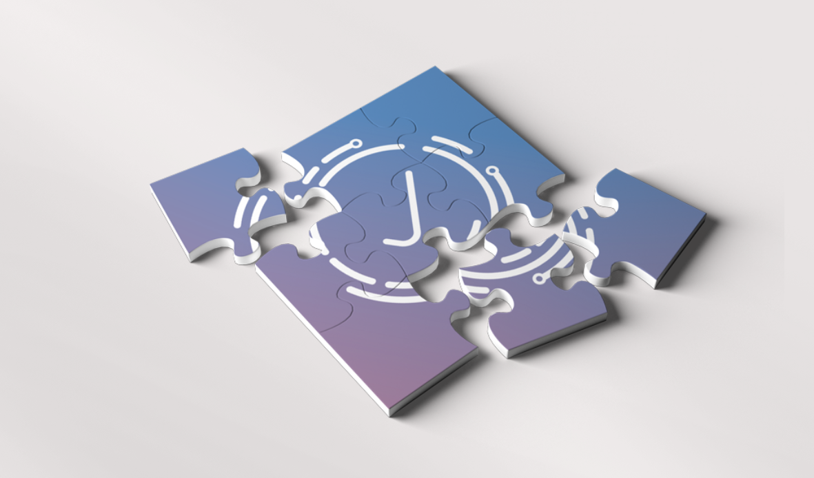 Man in warehouse holding ipad